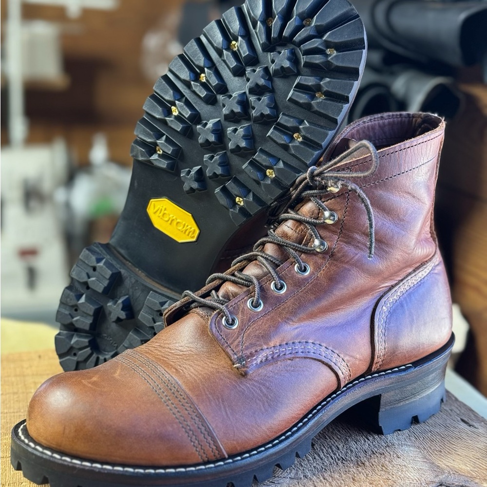 Red Wing Iron Ranger Brown Leather Boots